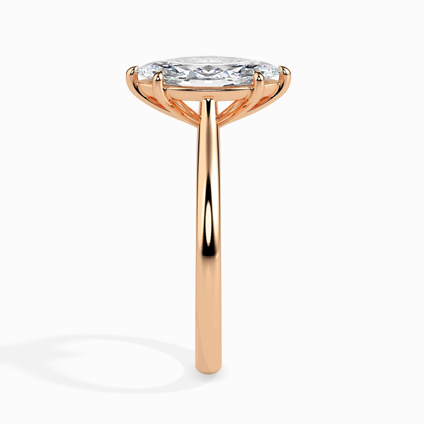 1ct Marquise F- VS Diamond Solitaire Engagement Ring