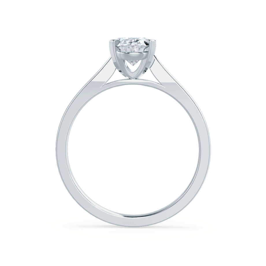 1.50 CT Oval Solitaire CVD G/VS1 Diamond Engagement Ring