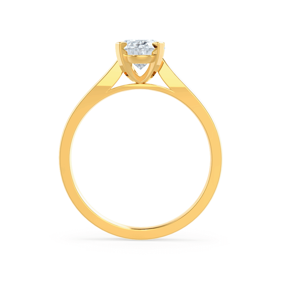 1.50 CT Oval Solitaire CVD F/VVS1 Diamond Engagement Ring