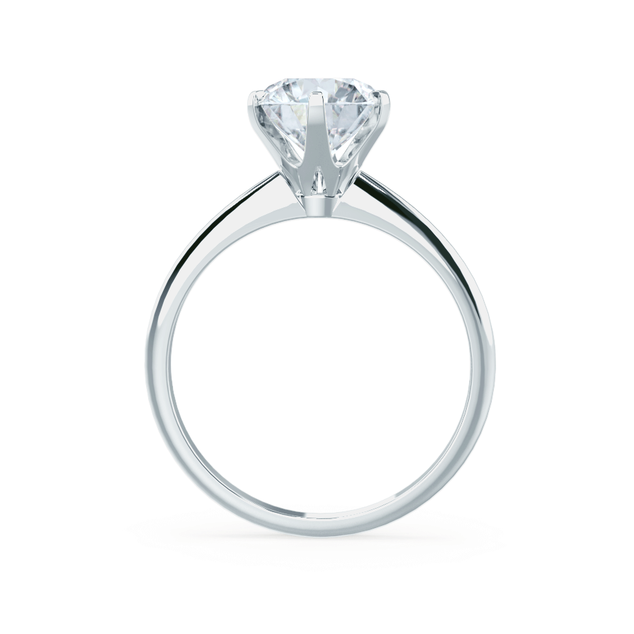 2.50 CT Round Solitaire CVD E/VVS2 Diamond Engagement Ring