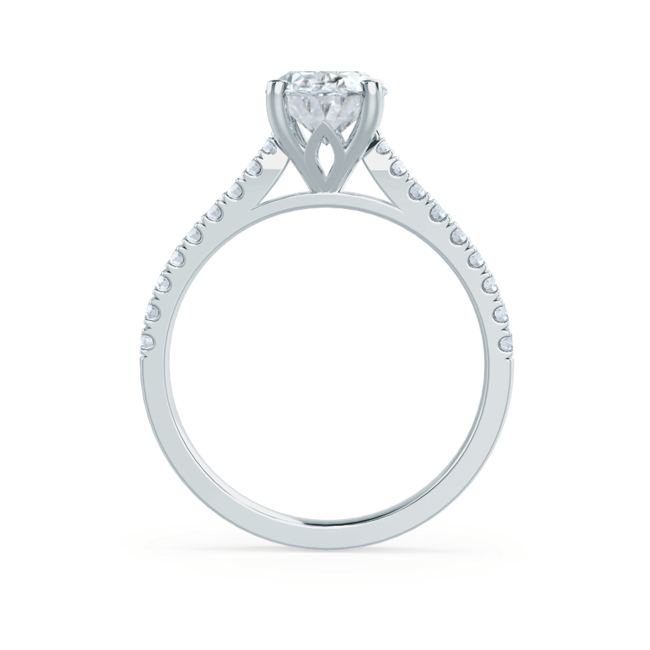 1.0 CT Round Solitaire CVD E/VVS2 Diamond Engagement Ring