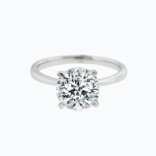 1.50 CT Round Solitaire CVD F/VS2 Diamond Engagement Ring