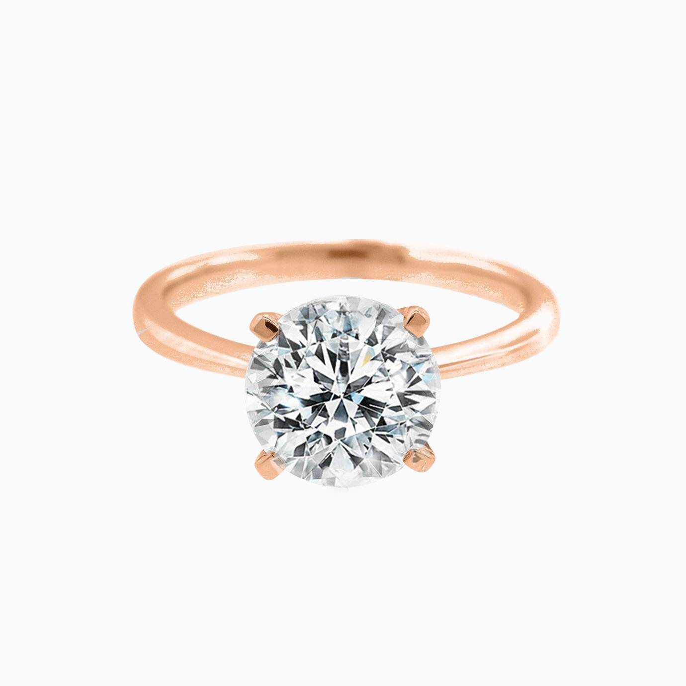 1.50 CT Round Solitaire CVD F/VS2 Diamond Engagement Ring