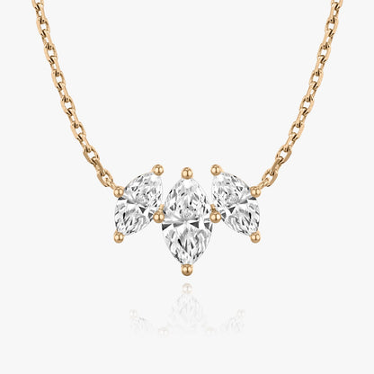 2.0 TC Marquise CVD F/VS Diamond Necklace