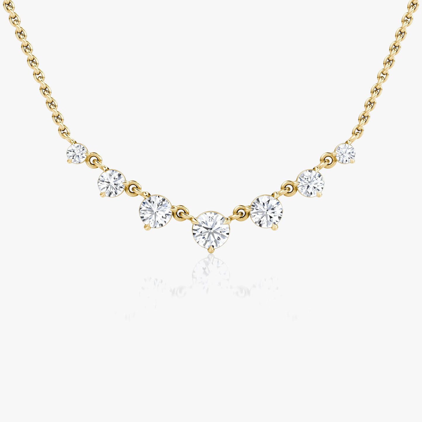 0.25 CT Round CVD F/VS Diamond Necklace