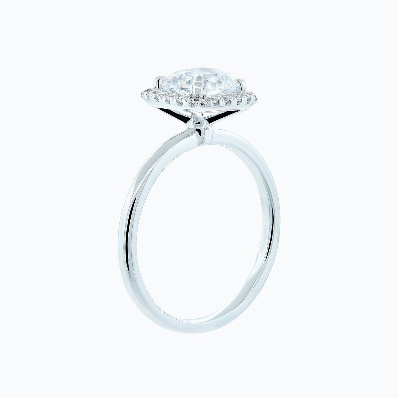 1.50 CT Cushion Halo CVD F/VS2 Diamond Engagement Ring