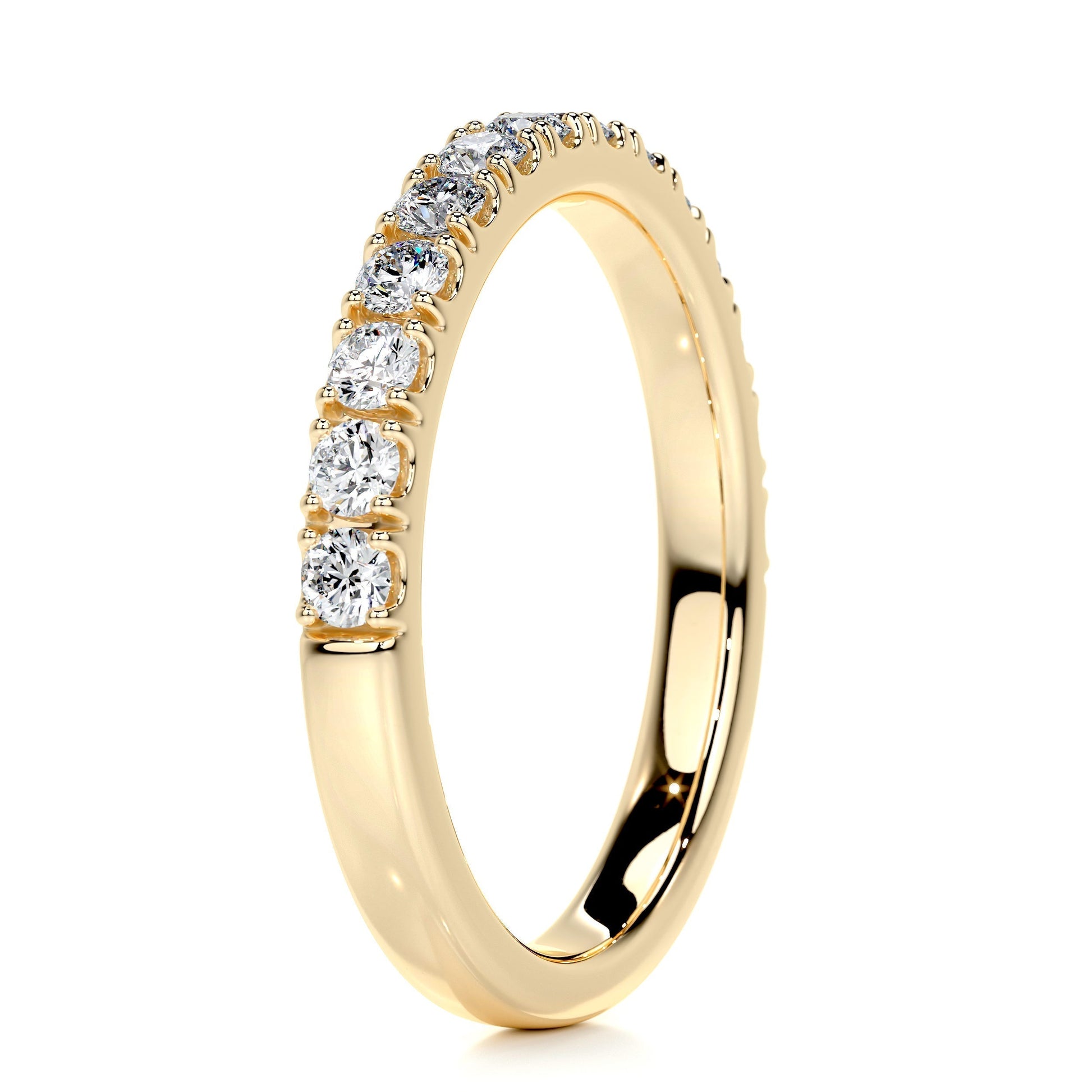 0.5ct Round EF- VVS Diamond Half Eternity  Wedding Band