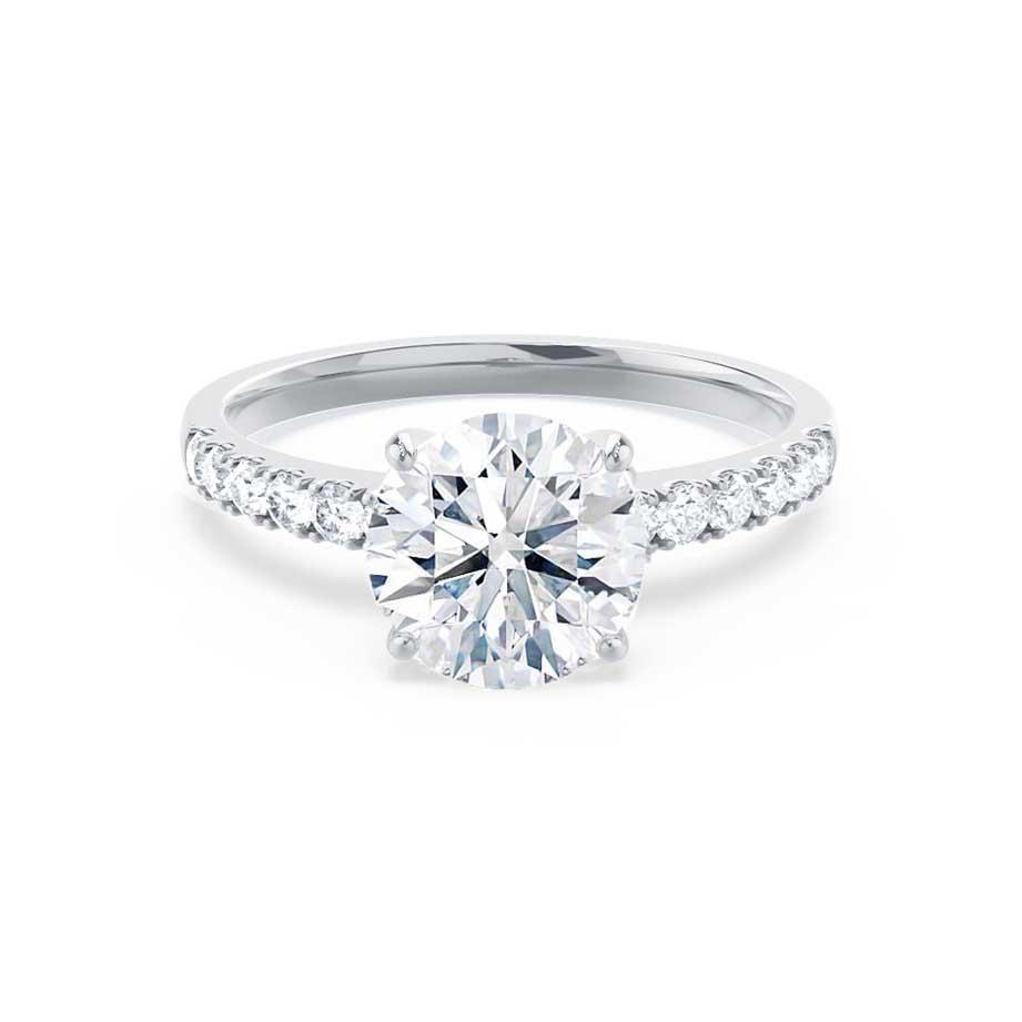 1.20 CT Round Solitaire CVD F/VS1 Diamond Engagement Ring