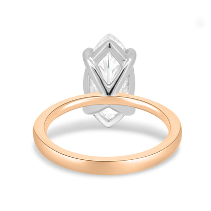 1.50 CT Marquise Solitaire CVD F/VS1 Diamond Engagement Ring