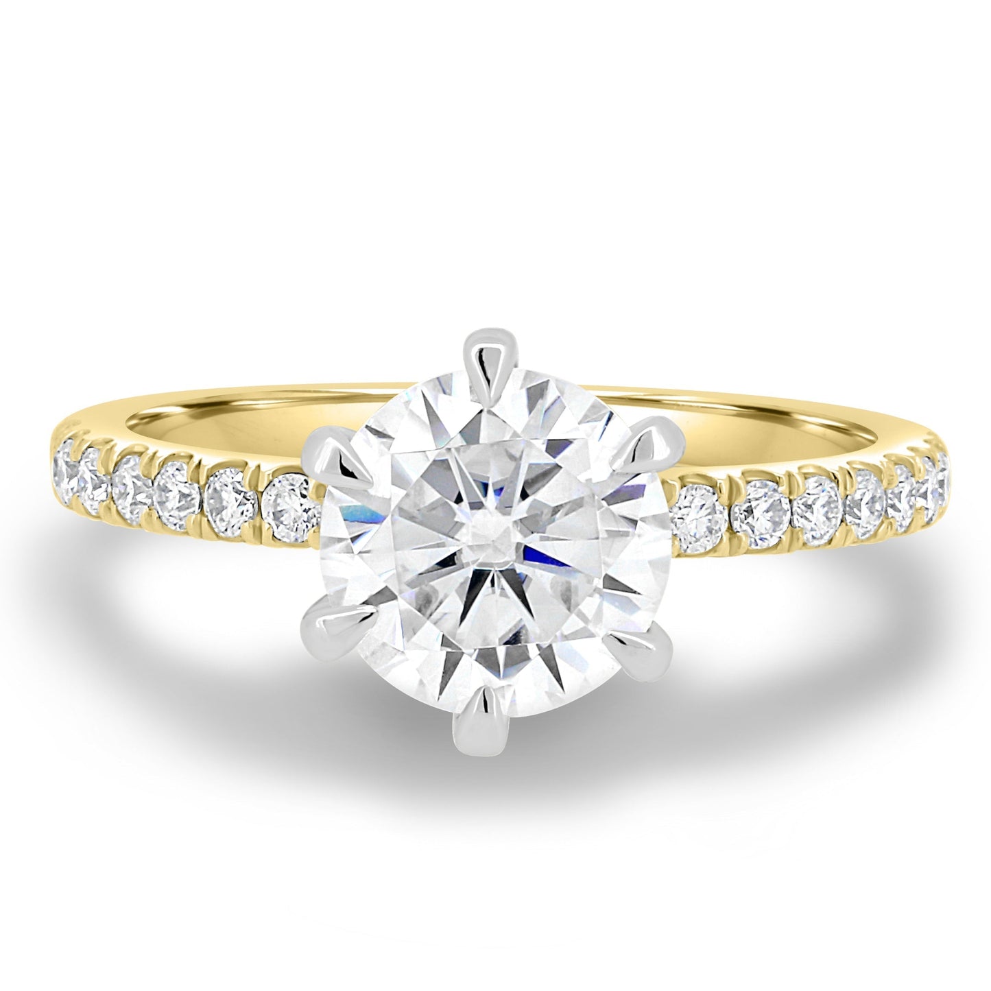 1.80 CT Round Solitaire CVD D/VS1 Diamond Engagement Ring