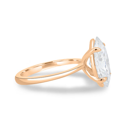 1.50 CT Marquise Solitaire CVD F/VS1 Diamond Engagement Ring