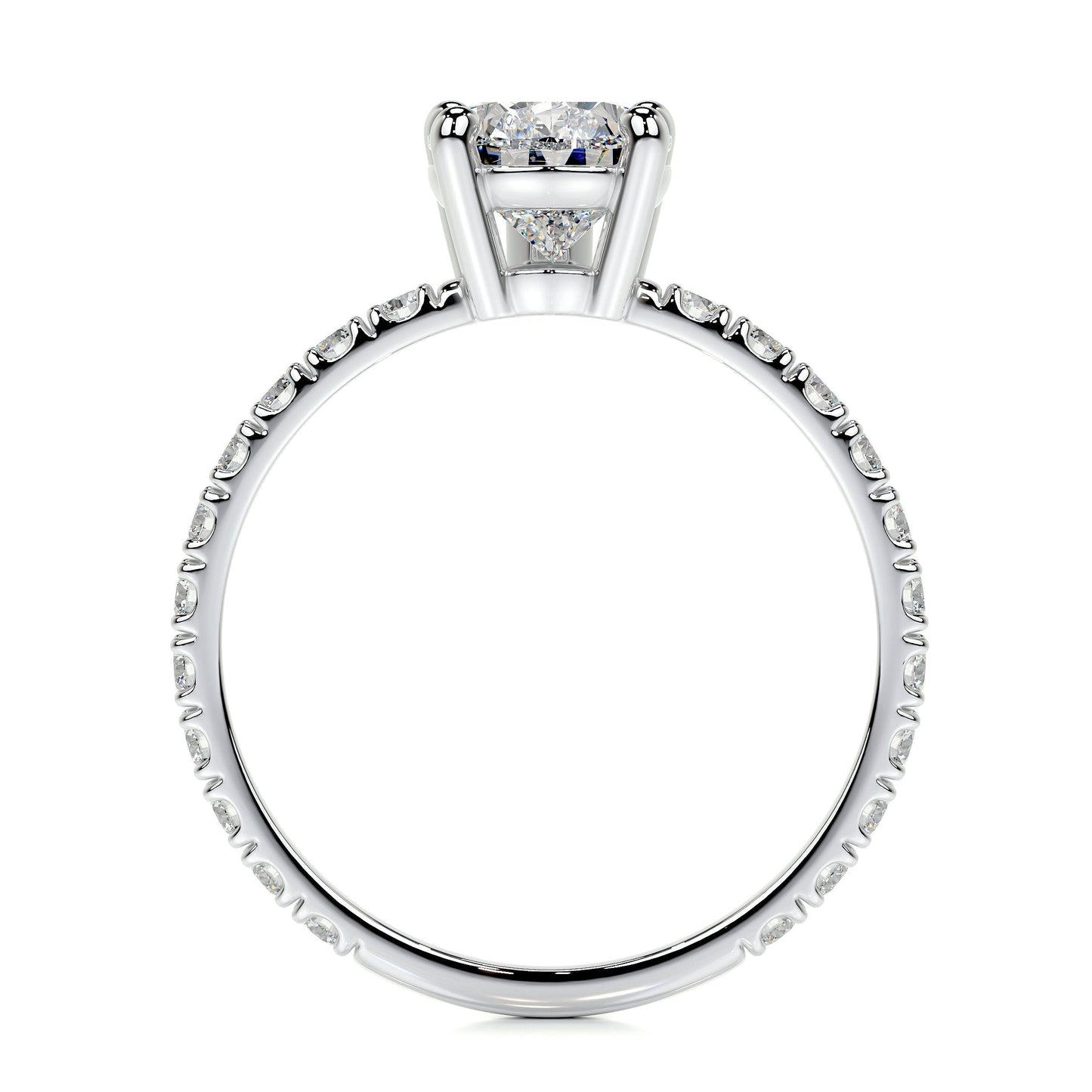 1.50 CT Pear Solitaire CVD G/VS2 Diamond Engagement Ring