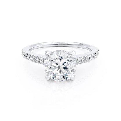 1.0 CT Round Solitaire CVD G/VVS2 Diamond Engagement Ring