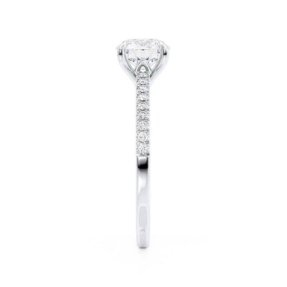 1.0 CT Round Solitaire CVD G/VVS2 Diamond Engagement Ring