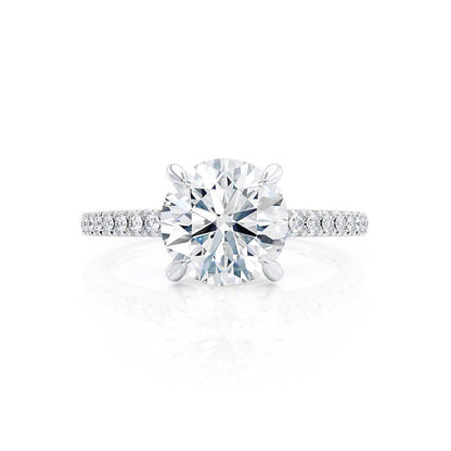 1.0 CT Round Solitaire CVD G/VVS2 Diamond Engagement Ring