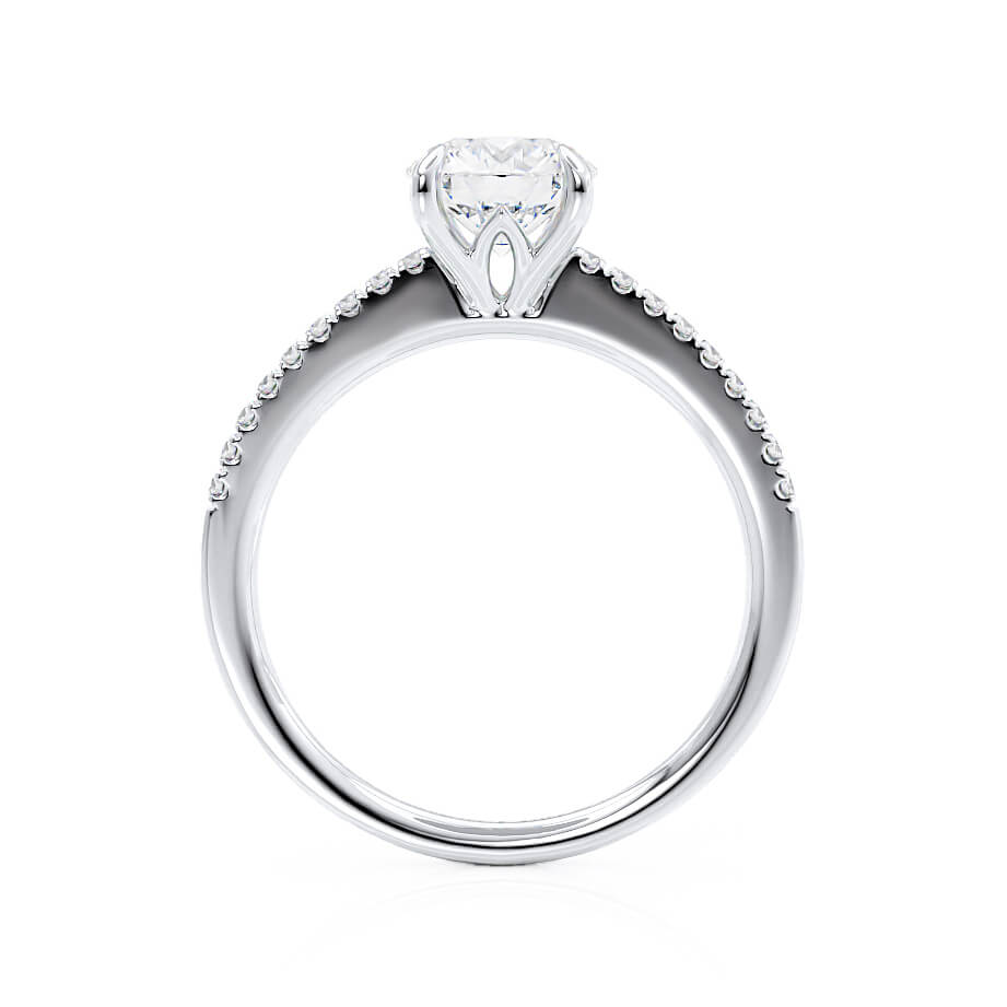 1.0 CT Round Solitaire CVD G/VVS2 Diamond Engagement Ring
