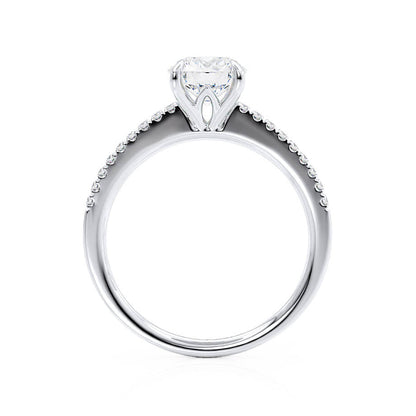 1.0 CT Round Solitaire CVD G/VVS2 Diamond Engagement Ring
