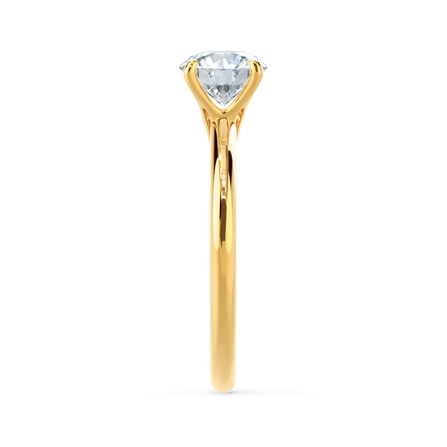 1.20 CT Round Solitaire CVD F/VVS1 Diamond Engagement Ring