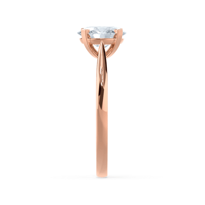 1.50 CT Oval Solitaire CVD E/VS2 Diamond Engagement Ring