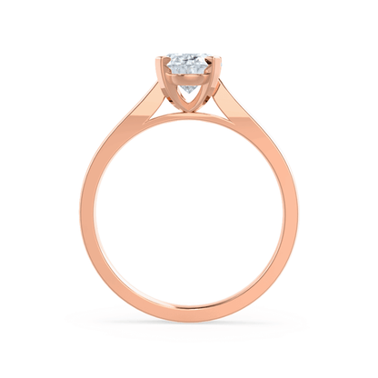 1.50 CT Oval Solitaire CVD E/VS2 Diamond Engagement Ring