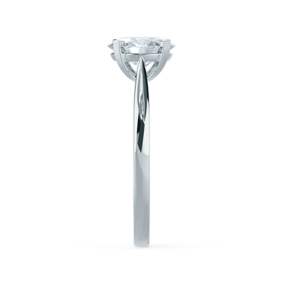 1.50 CT Oval Solitaire CVD G/VS1 Diamond Engagement Ring