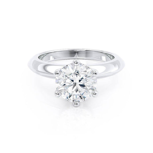 1.50 CT Round Solitaire CVD G/VS1 Diamond Engagement Ring