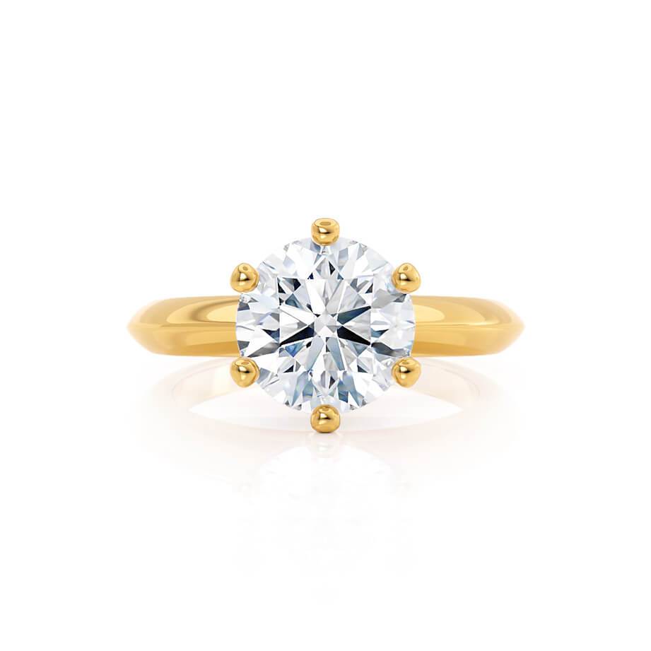 1.20 CT Round Solitaire CVD G/VS1 Diamond Engagement Ring