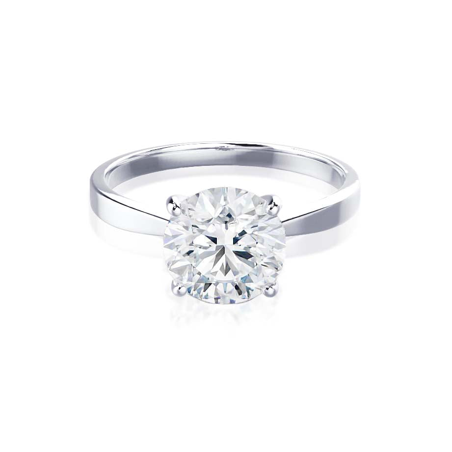 1.50 CT Round Solitaire CVD E/VVS1 Diamond Engagement Ring