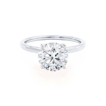 1.20 CT Round Solitaire CVD F/VVS2 Diamond Engagement Ring