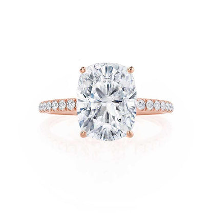 1.50 CT Cushion Solitaire CVD G/VS1 Diamond Engagement Ring