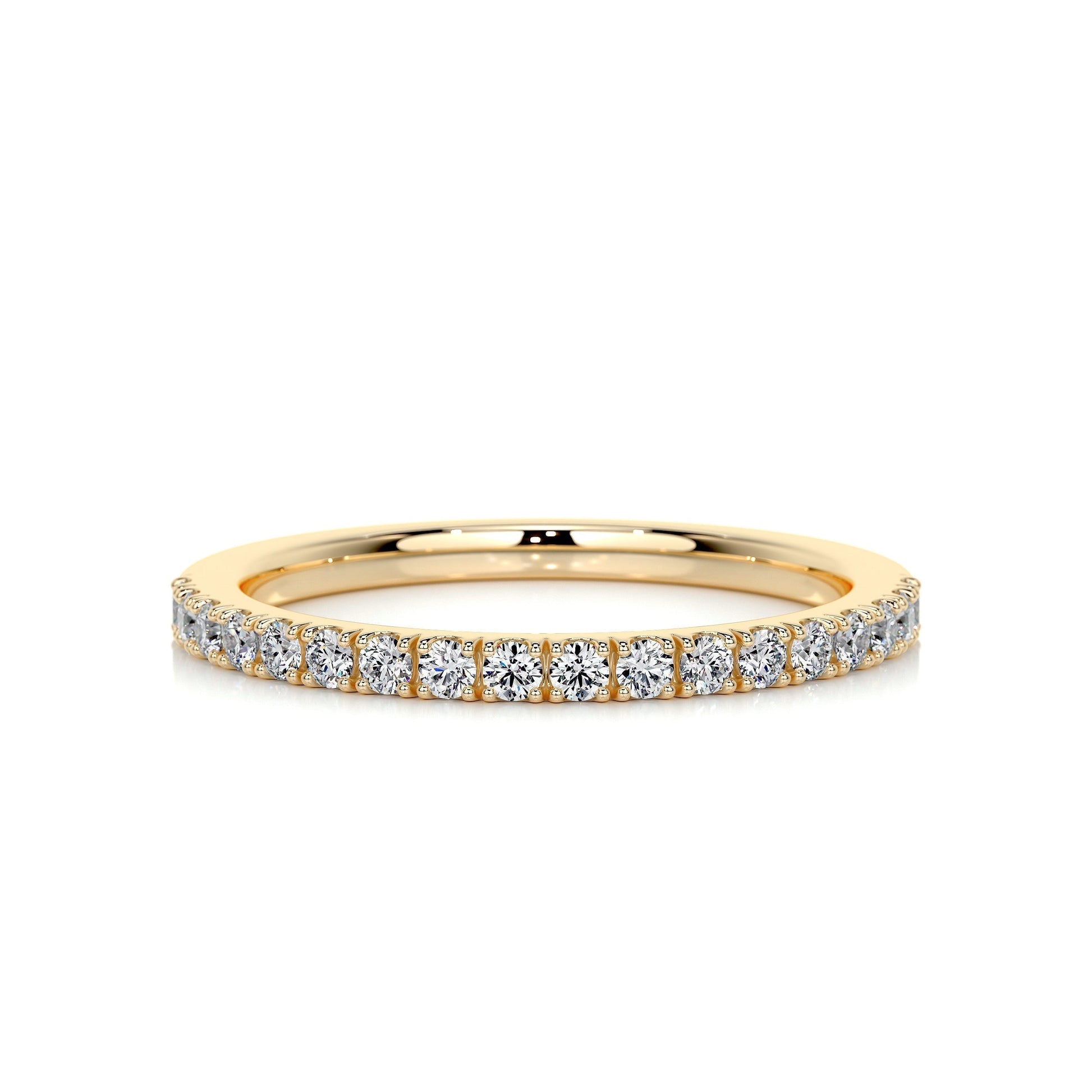 0.3ct Round EF- VVS Diamond Half Eternity Wedding Band